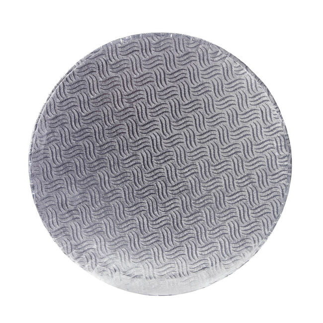 Mason Cash Silver Cake Board Round - 12"